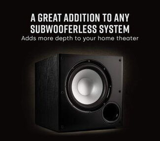 Subwoofer activo Polk Audio para cine en casa o para sistema estereo Nuevo en caja sellada - Img 39298966
