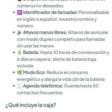 Panasonic KX-TGC222S Teléfono Inalámbrico con 2 auriculares y contestador 🌐 - Img 127593897