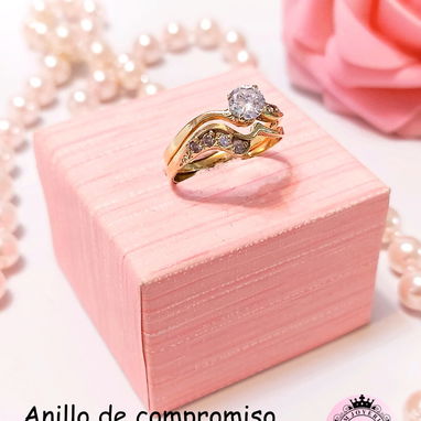 Anillos de compromiso de mujer oro 10k originales calidad garantizada - Img 127555882