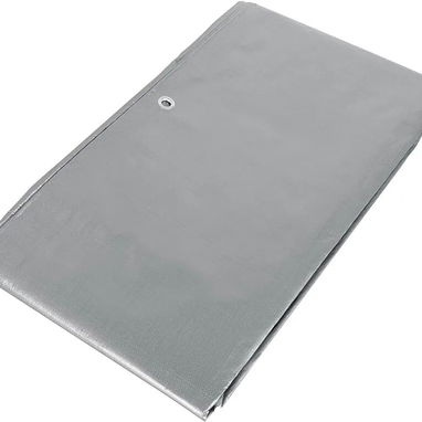 Lona reforzada, 3 x 3 m, gris, cubierta plástica, Paquete con 1 pieza - Img 119820654