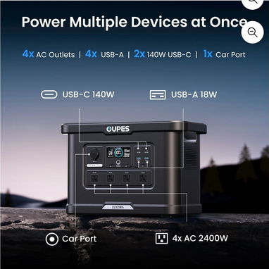 ❗❗Estacion de energia Oupes Exodus 2400 2232wh nueva en caja-900usd - Img 122839781
