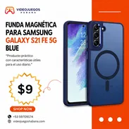 Funda Magnética para Samsung Galaxy S21 FE 5G – Blue | videojuegoshabana.com - Img 55832532