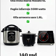olla reina Nizzato 6L olla arrocera saco 1.8L y fogon inflarojo de 3500w. la isla - Img 56712702