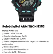 Reloj digital ARMITRON 8353. Nuevo - Img 50163908