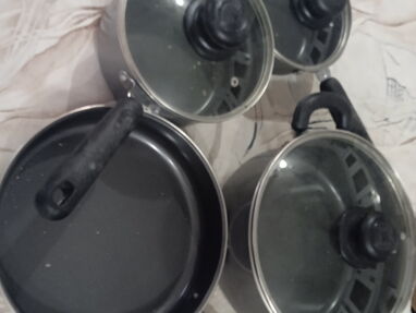 Vendo juego de ollas con teflon Rebajada en 60USD - Img main-image