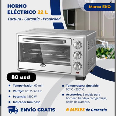 Microwave o microhondas y horno eléctrico. Nuevo con garantía y envío gratis - 3/3