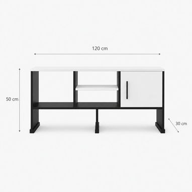 Mueble bajo TV en MDF hidrófugo - Img 122027965