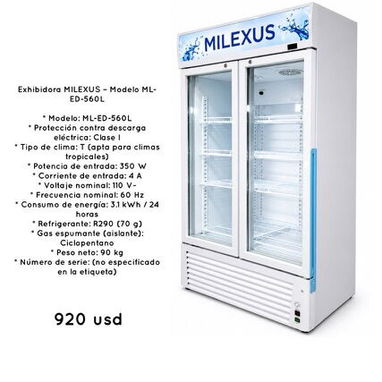 Exhibidoras heladeras freezer minibar refrigerador dispensador - Img 120582488