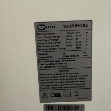 Panel solar de 550 W sirve para ecoflow  Precio: 185  usd - Img 121846142