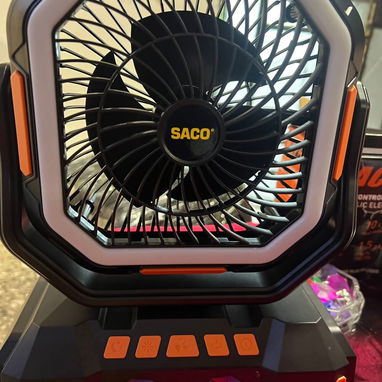 Ventilador recargable F22 marca SACO - Img 123340626