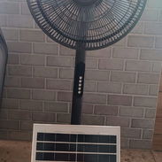 🌬️ VENTILADOR RECARGABLE ISLATECH FS‑328 con Panel solar 20W para carga rápida y eficiente - Img 56256149