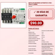 SWITCH DE ENCENDIDO AUTOMÁTICO 4 VÍAS - 100A Q7-LUMINA . - Img 57882403