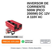INVERSOR CORRIENTE 500W 2000W PICO DC - Img 58444754