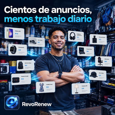Ocúpate del negocio, no de renovar anuncios. Servicio de renovación de anuncios de revolico 24/7 - 3/4