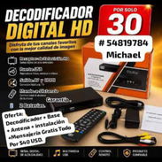 Cajita Decodificadora marca HH nueva con garantía lee todos los formatos,tiene USB para memoria y disco duro y cable HDM - Img 56807916