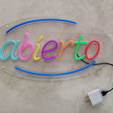 Venta de Letreros que indican Abierto para negocios. - Img 93481318