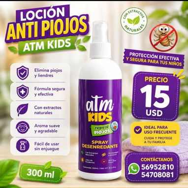 Locion anti-piojos ATM  y Gel ATM - 2/2