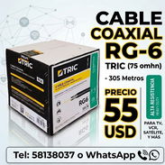 Cable Coaxial RG-6 TRIC (75ohms) - Img 55731280