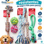Juguetes resistentes de soga para perros - Img 58093466