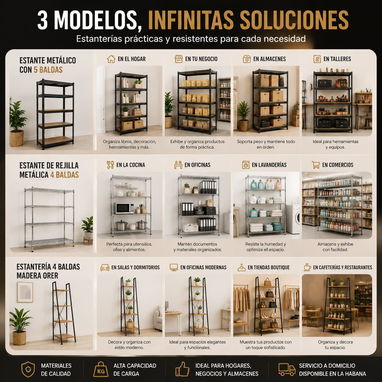 🔥 ESTANTERÍAS RESISTENTES | PRECIOS ESPECIALES POR CANTIDAD 🔥 - Img 127702404