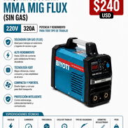 Planta de soldar inverter portátil para electrodos y alambre 220v 320A - Img 56229992