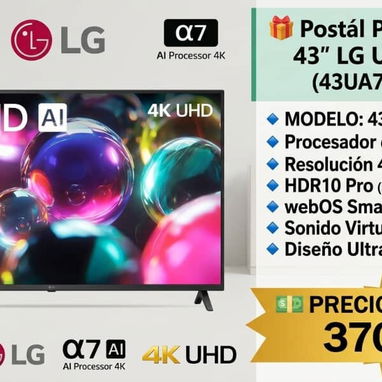 LG 43" UHD AI TV 📺 - Img 121769412