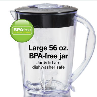 Licuadora Hamilton Beach Smoothie de 650W, 56oz (1.7L), 10 velocidades - Modelo 59190 🌐 - 2/6