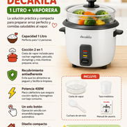 🍚 OLLA ARROCERA DECAKILA 1L CON VAPORERA ✨ 🏠 - Img 56541388