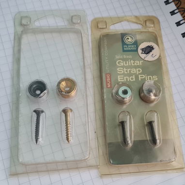 Guitar Stray end pins (nuevos pero guardados) - Img 124055975