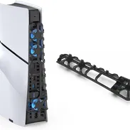 *Ventilador de refrigeración DOBE PS5 Slim para Playstation 5 Slim y PRO con iluminación RGB Color: Blanco  Descripcion: - Img 52612343