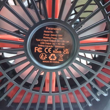Ventilador recargable F6 (NGV) - Img 126557407