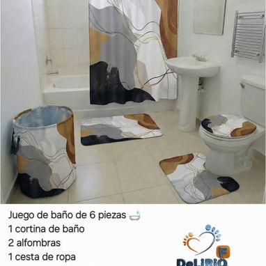 Juego PARA BAÑOS de 6 piezas - Img 117796987