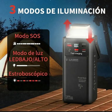 Banco de baterías recargables gran capacidad 100000 mAh - 7/8