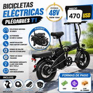Bicicleta Electrica Plegable T-1 al mejor precio🔥💸👌🏻 - Img 56541936