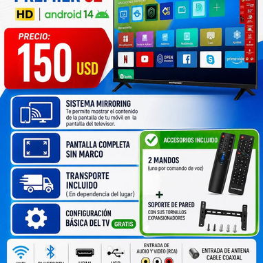 OFERTAZOOOO SMART TV PREMIER DE 32 PULGADAS - Img 120314015