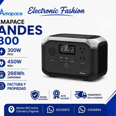 GENERADOR ELÉCTRICO AMPACE ANDES 1500 1462WH 2400W PICO 3600W 820USD - Img 126109586