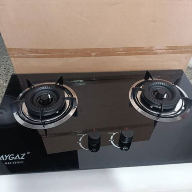 Cocina Empotrada Gas 2 hornillas MAYGAZ vitrocerámica, cristal templado Negro precio $160 USD Transporte Incluido - 2/3