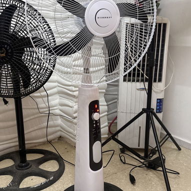 Ventilador recargable hasta 25 horas panel solar - Img 119106845