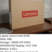 Laptop Lenovo Intel N100 Nuevas en caja con portafolio de regalo - Img 55072592