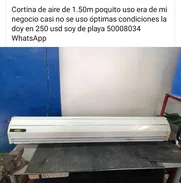 Cortina de aire de 1.50m poquito uso era de mi negocio casi no se uso óptimas condiciones la doy en 250 usd soy de playa - Img 50228741