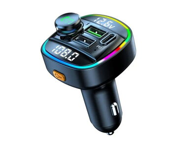 ⭕️ Transmisor FM Carro con Bluetooth USB / Reproductora MP3 Carga Rápida para Carro ✅  Reproductor MP3 NUEVO para Auto - Img main-image