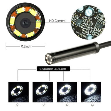 👀​ CAMARA ENDOSCOPICA PARA ANDROID 👀​ 1 METRO 👀​ 5mm 👀​ USB - TIPO C - V8 👀​ 5.887.23.60 - 3/5