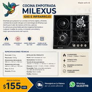 COCINA MILEXUS PARA GAS Y ELECTRICIDAD. MIXTA. EMPOTRADA PARA GAS E INFRARROJO . - Img 57304999