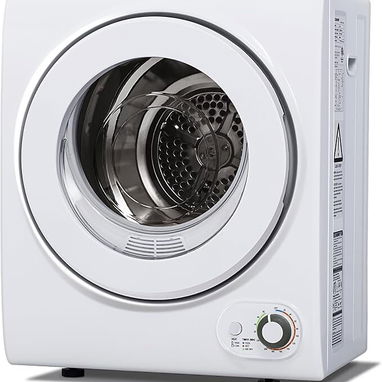 Paquete de lavadora portátil Panda de 10 libras y secadora de ropa portátil Euhomy de 1,5 pies cúbicos y 850 W - 3/5