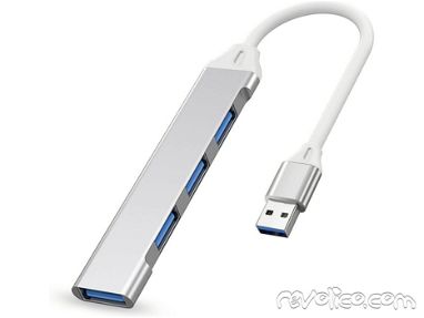 🛍️ Extensión USB ✅ Regleta Hub NUEVO Extensión Hub USB Adaptador OTG - Img main-image-44590521