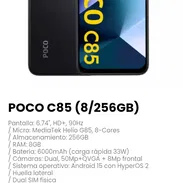 POCO C85 (8/256GB). Incluye cargador y cable - Img 54308693