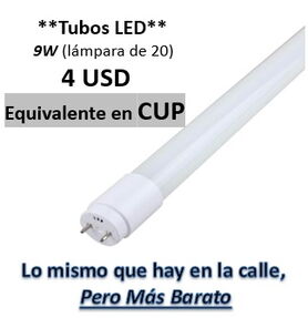 Vendo  tubos LED  de 9W para lámpara de 20 Reflector LED para exterior de 200W, 150W, 100W y 50W. NUEVOS - Img 66461119