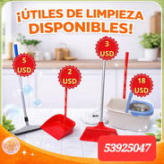 Utensilios de limpieza para la casa/ escoba, haragán/ fregona/Cubo/recogedor/ escoba + recogedor/escobilla sanitaria - Img 54940402