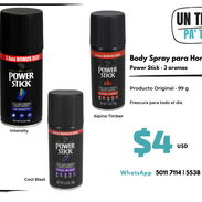 Desodorante Spray Corporal para Hombre Power Stick – 3 Aromas – Nuevo - Img 57536300