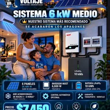 ☀️⚡ KITS SOLARES COMPLETOS — INSTALACIÓN INCLUIDA ⚡☀️ 🚚 TRANSPORTE GRATIS - 8/10